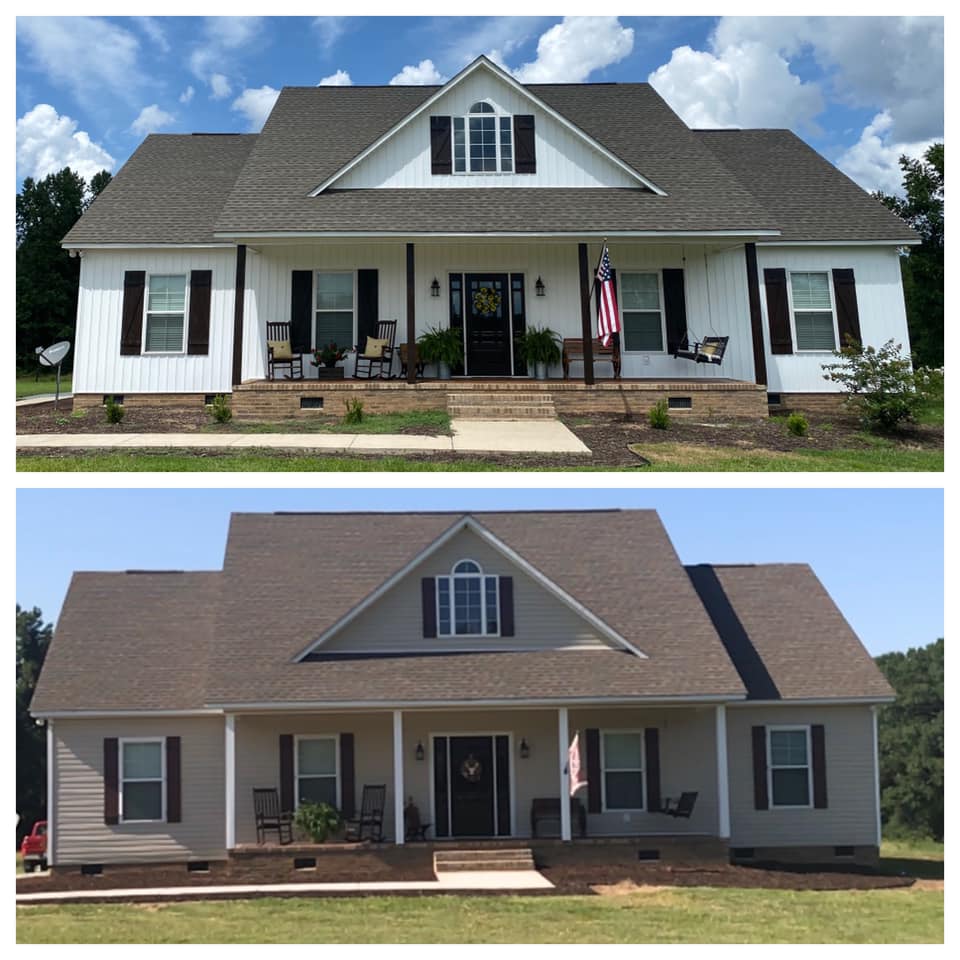 before after mountville james hardie