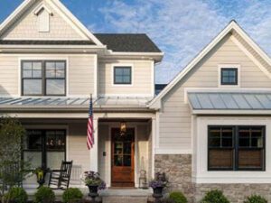 Home in Greer, SC after getting new tan James Hardie Siding