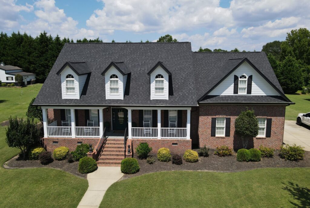 Sleak home in Simpsonville, SC with new roofing and siding