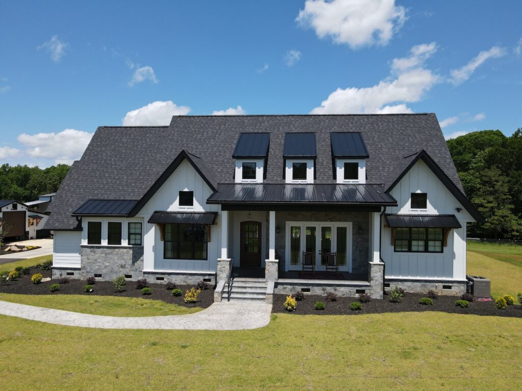 Get a mixed asphalt and metal roof with a top rated roofing contractor in Greenwood, SC