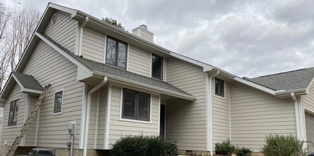 Home in Seneca, SC, after siding services.