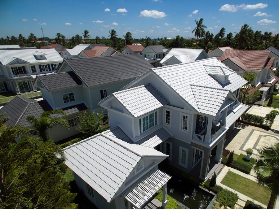 Newly installed metal roof designed for high wind resistance and long-lasting protection