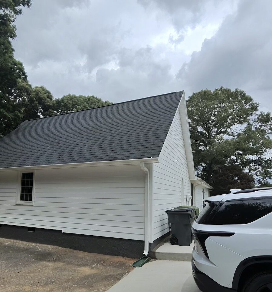 Finished exterior renovation with ASCEND composite cladding